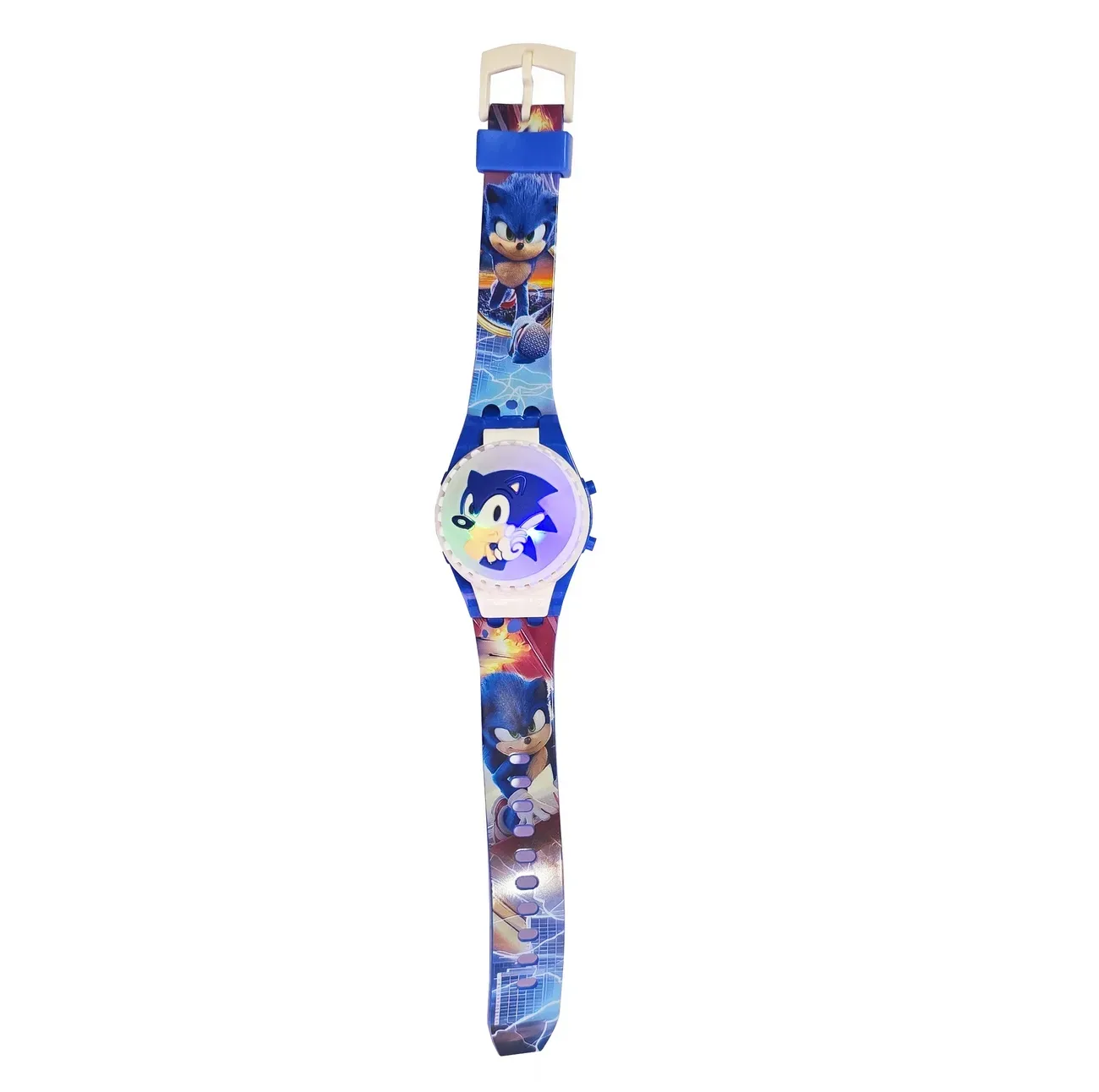 Reloj Niños Digital Sonic Erizo Luces Spinner Infantil