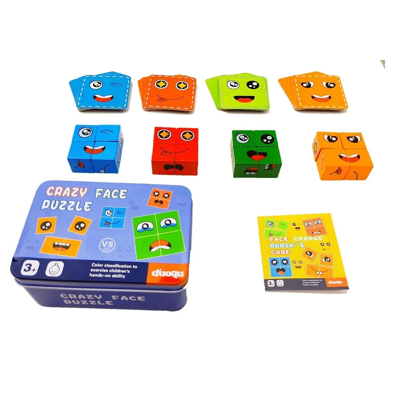 Juego Mesa Emojis Caras Smiling Face Cubos Trendy Estrategia