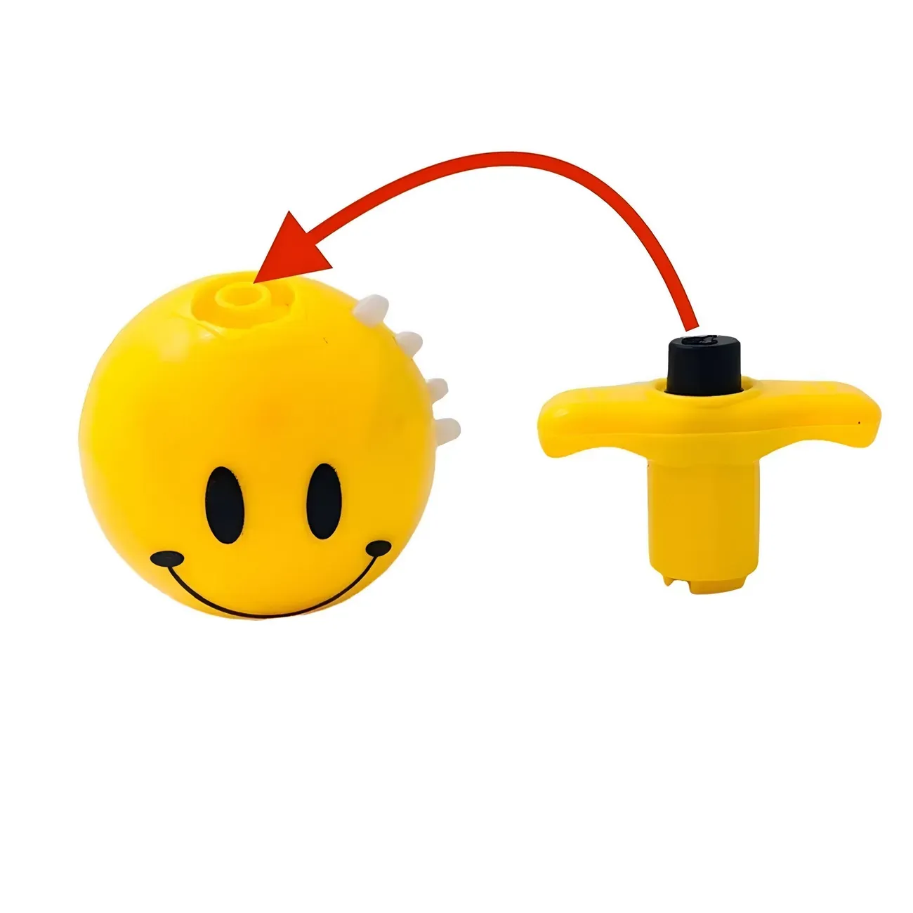 Trompo Luces Emojis Luces Musica Colores Divertido Niños X 6