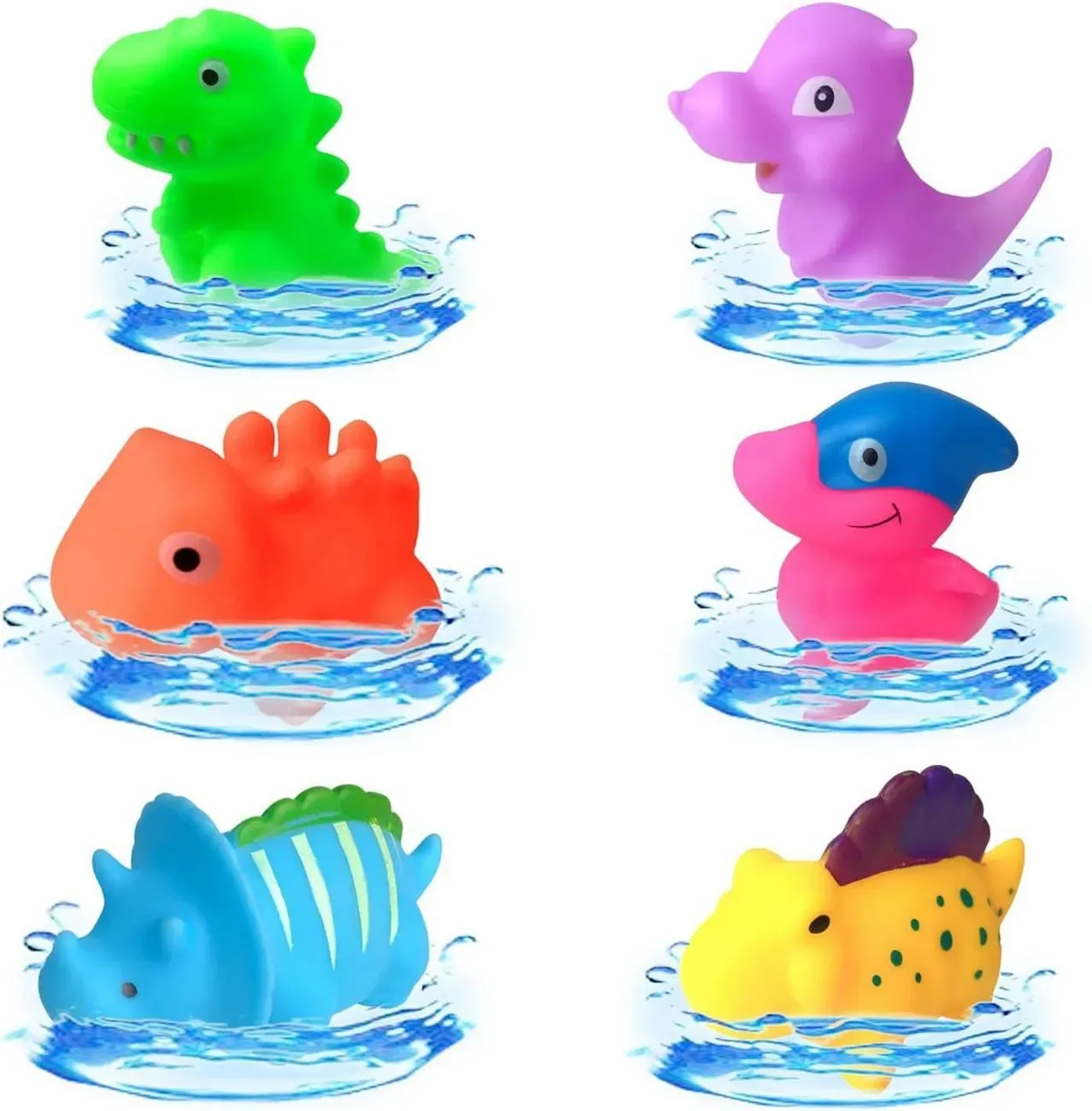 Dinosaurio De Goma Bañera De Bebes, Juguete Juego Para Niños