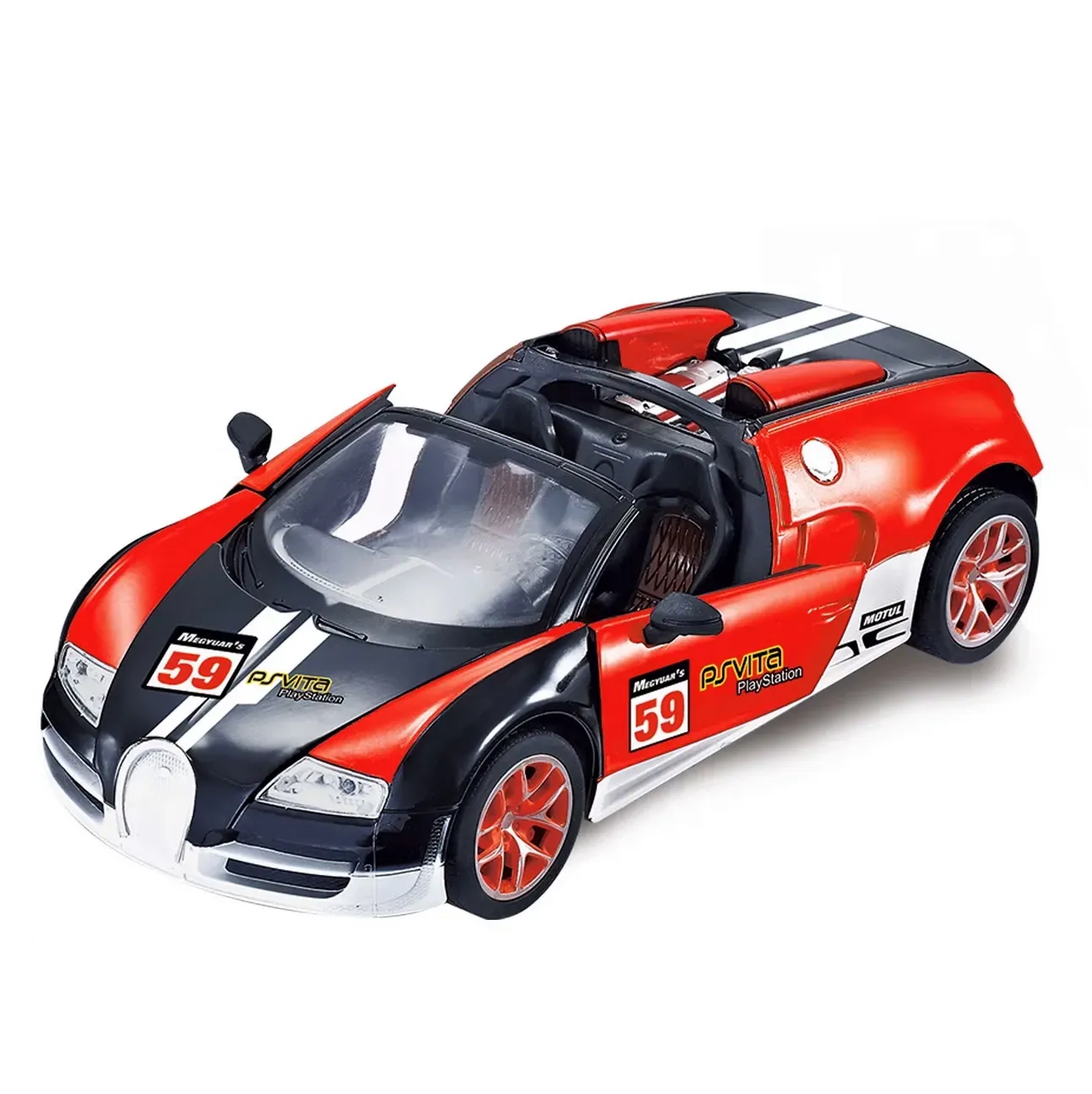 Carro Deportivo Bugatti Recargable Control Remoto Niños