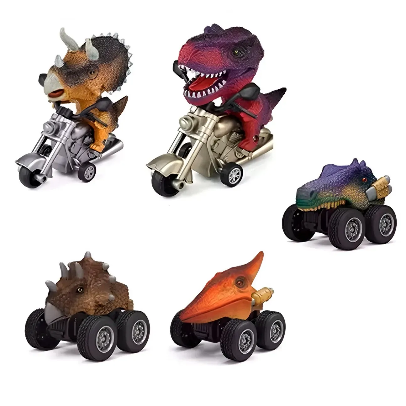 Motos Y Carros De Impulso Dinosaurios Tiranosaurio Rex Niños