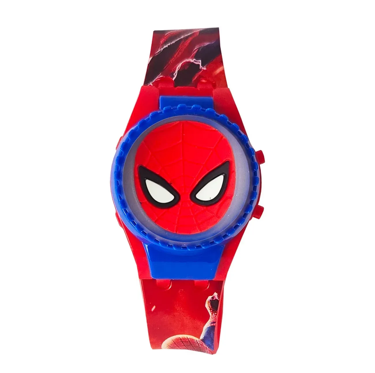 Reloj Niños Digital Spiderman Araña Luces Spinner Infantil