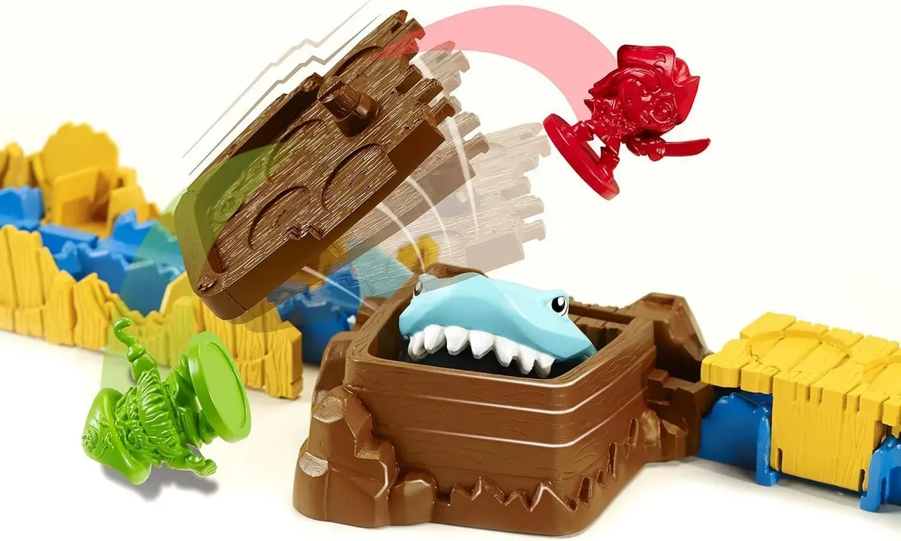 Tiburon Mania Shark Chomping Juego De Mesa Estrategia