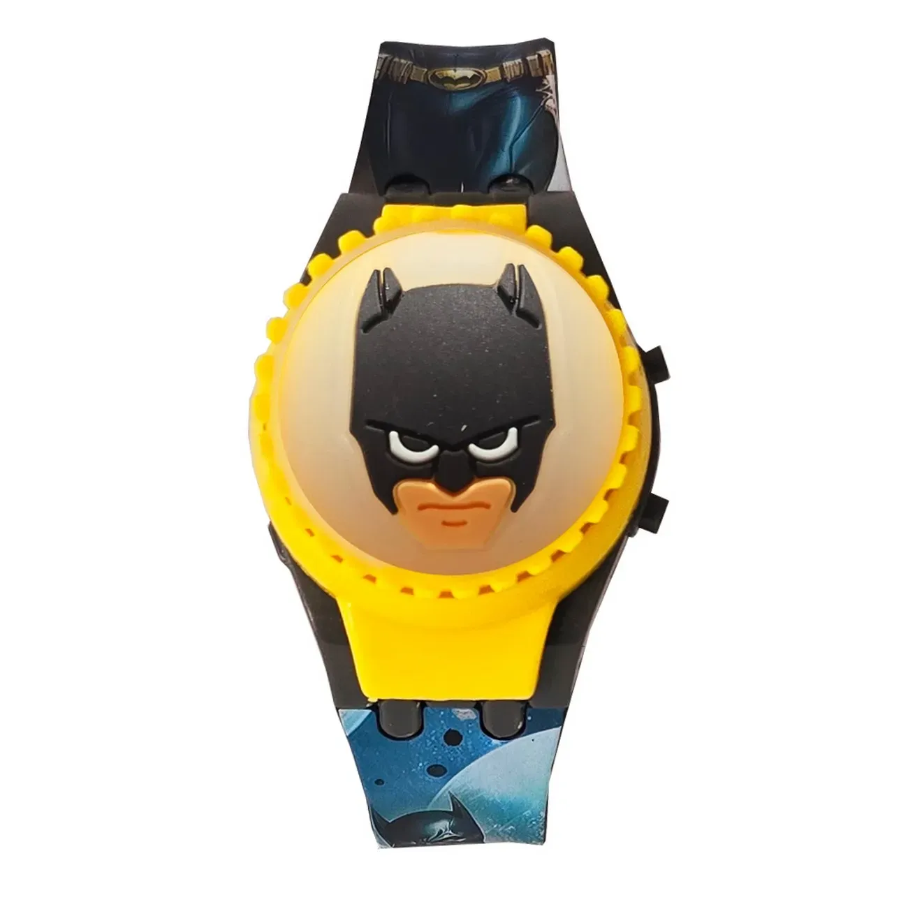 Reloj Niños Digital Batman Heroe Luces Spinner Infantil