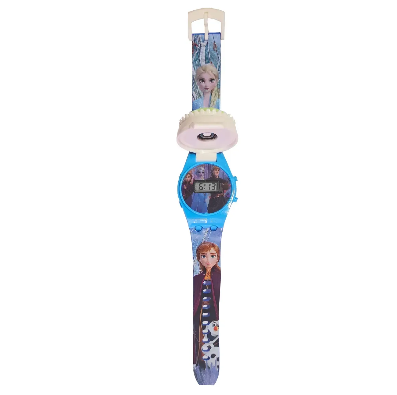 Reloj Niños Digital Frozen Elsa Luces Spinner Infantil Niñas