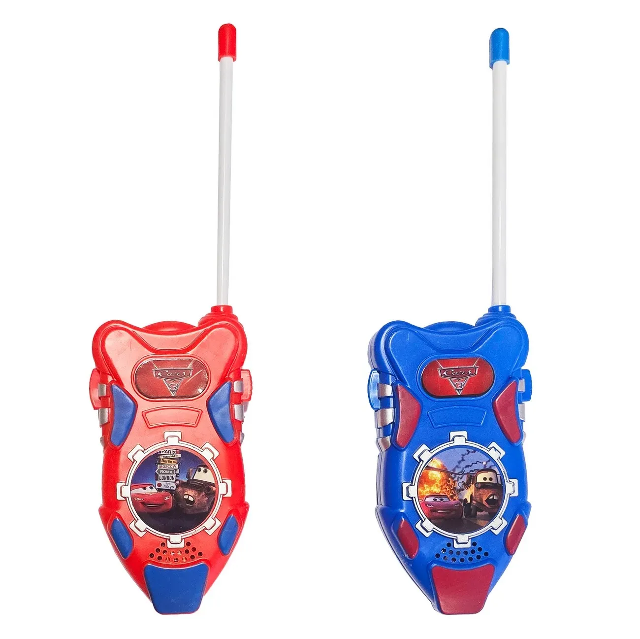 Juguete Walkie Talkies Boquitoqui Rayo Mcqueen Cars Niños