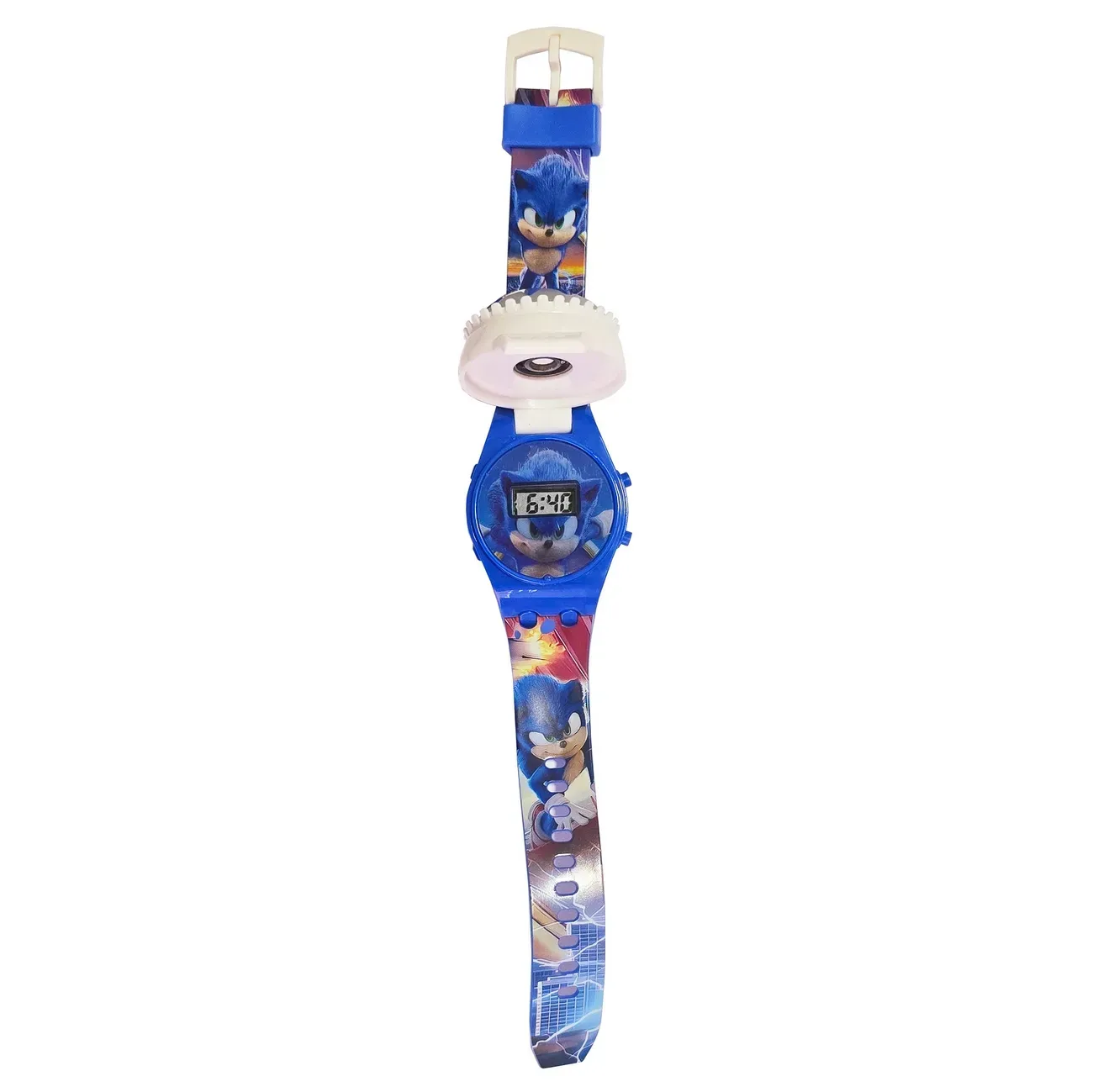 Reloj Niños Digital Sonic Erizo Luces Spinner Infantil