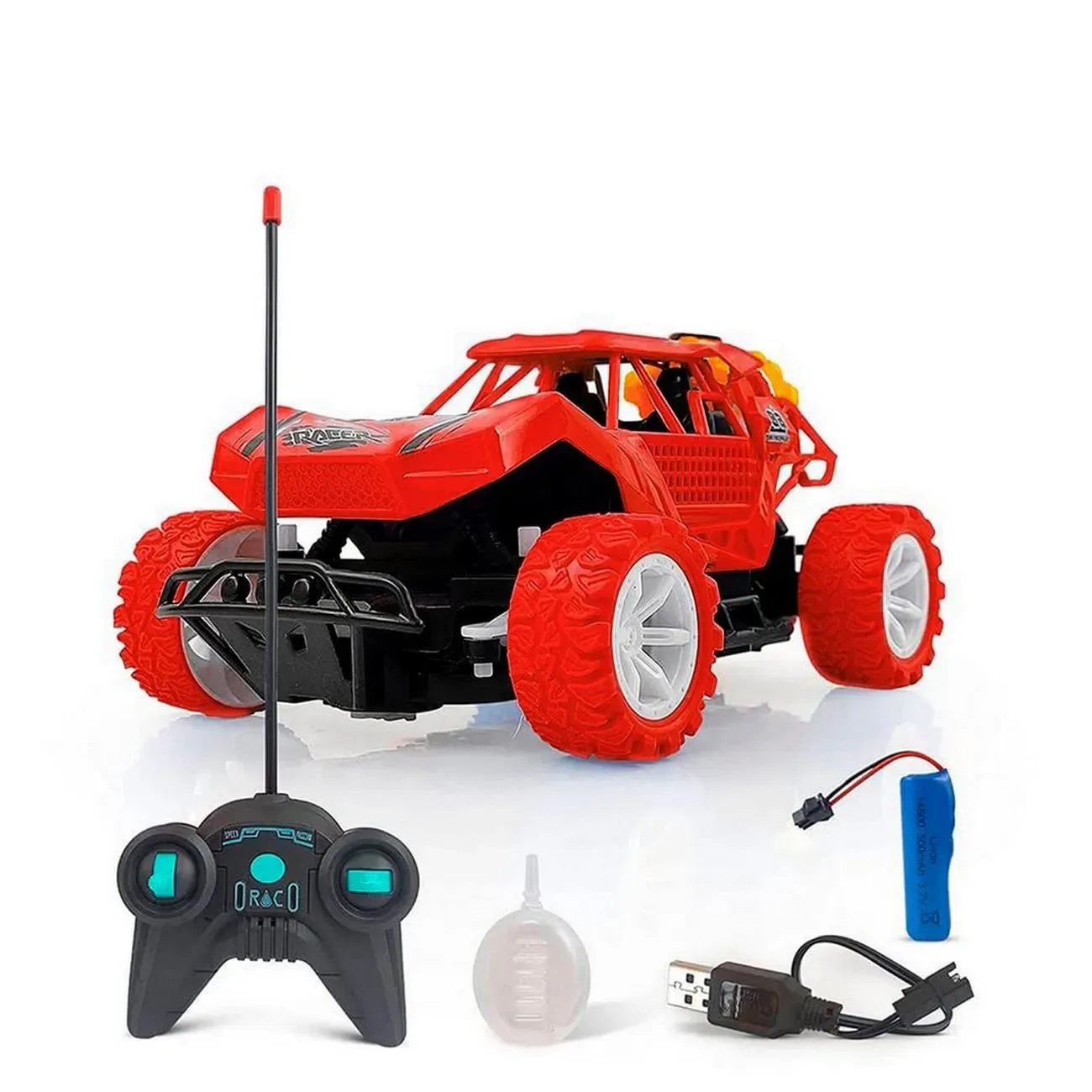 Carro Deportivo Buggy Luz Control Recargable Juguete Niños