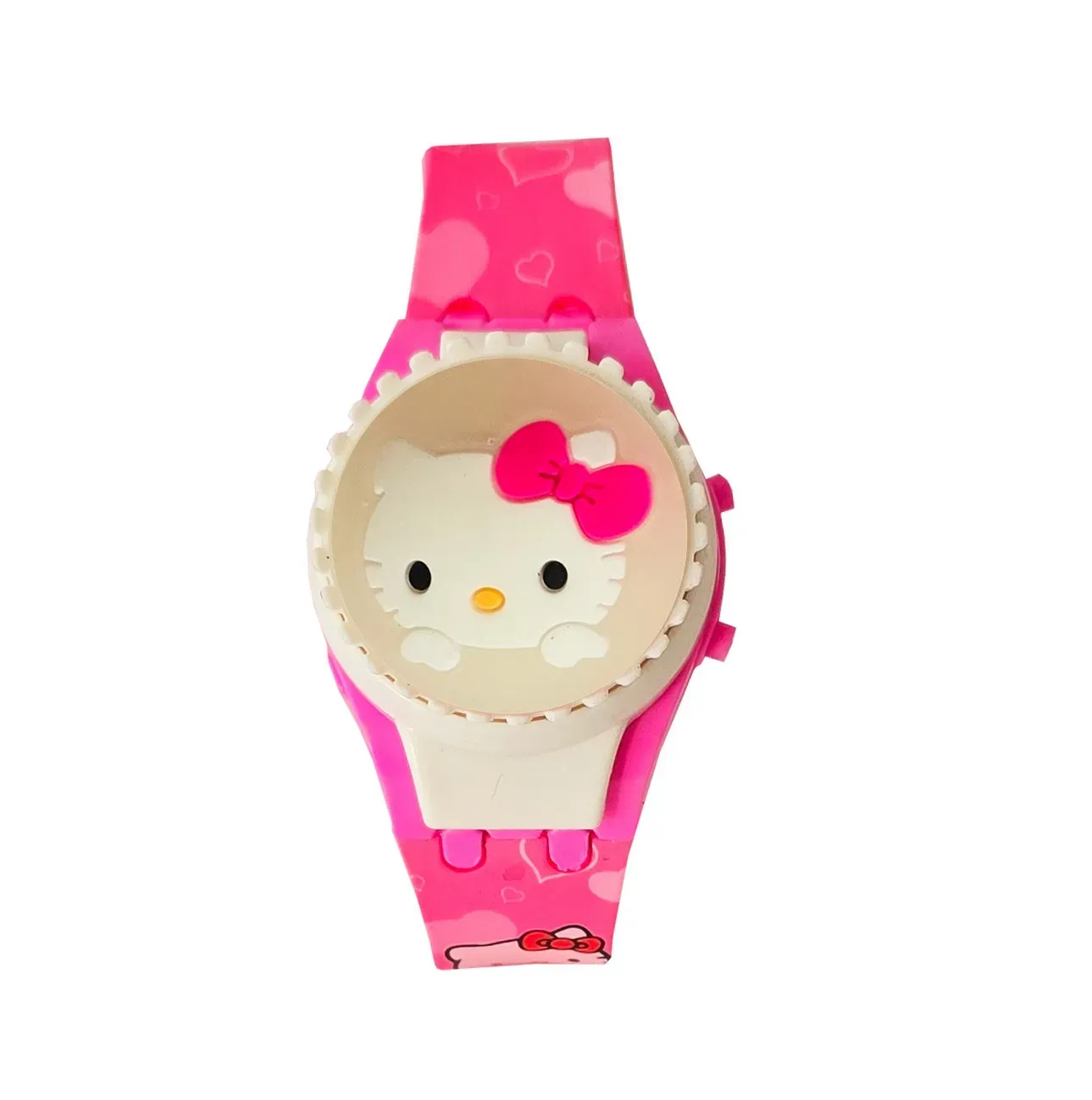 Reloj Niños Digital Hello Kitty Luces Spinner Infantil Niñas