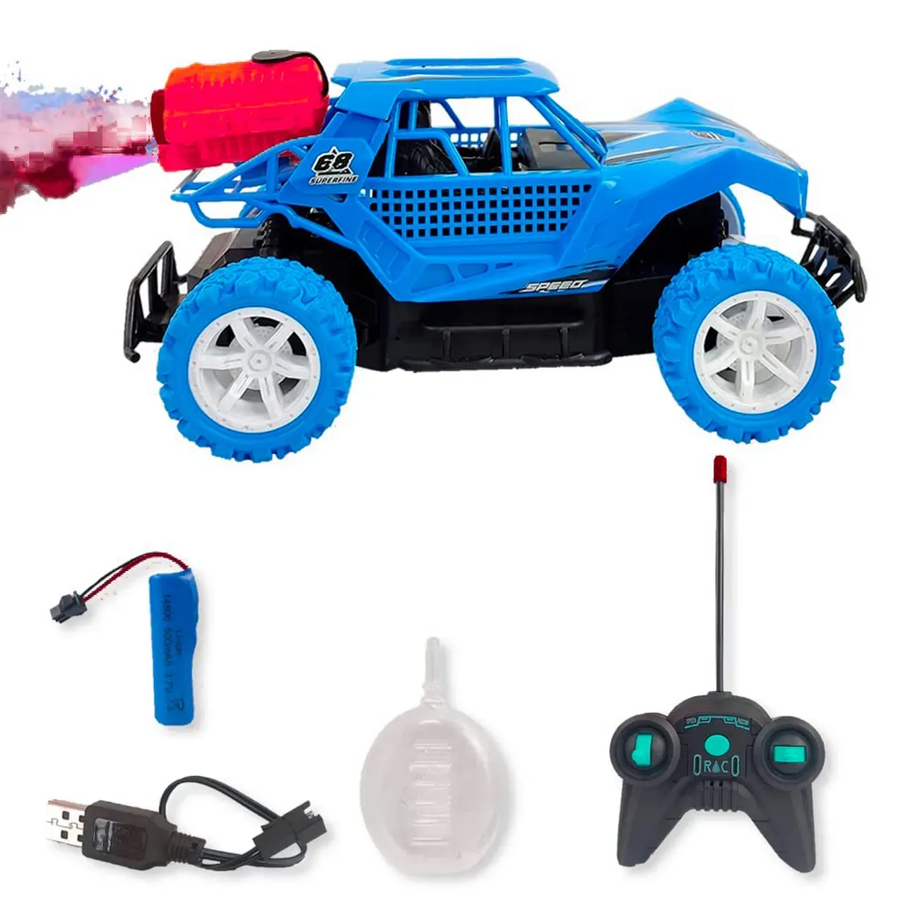 Carro Todo Terreno Buggy Recargable Control Remoto Niños