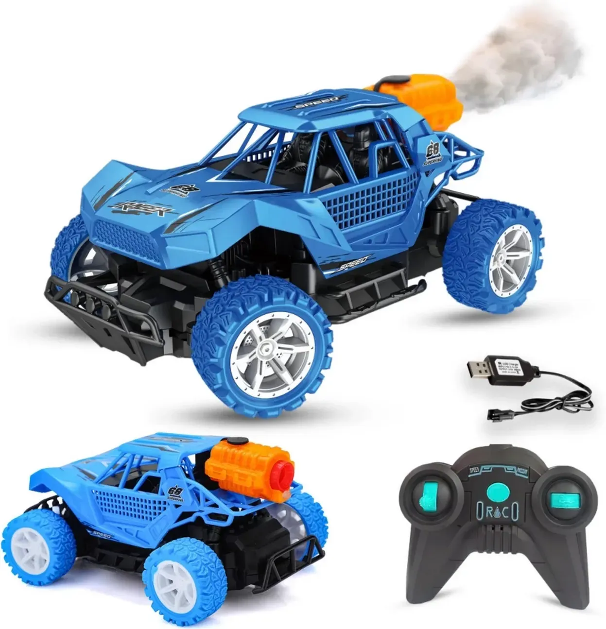 Carro Todo Terreno Buggy Recargable Control Remoto Niños