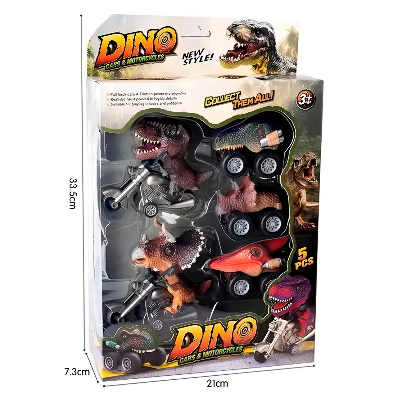 Motos Y Carros De Impulso Dinosaurios Tiranosaurio Rex Niños