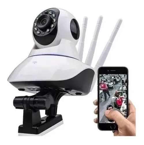 Camara Robotica Inalambrica Wifi 3 Antenas 360º V.noct 1080p