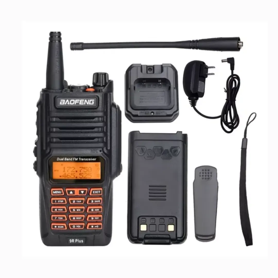 Radio Baofeng Uv-9r Plus Walkie Talkie Uhf X1 Color Negro