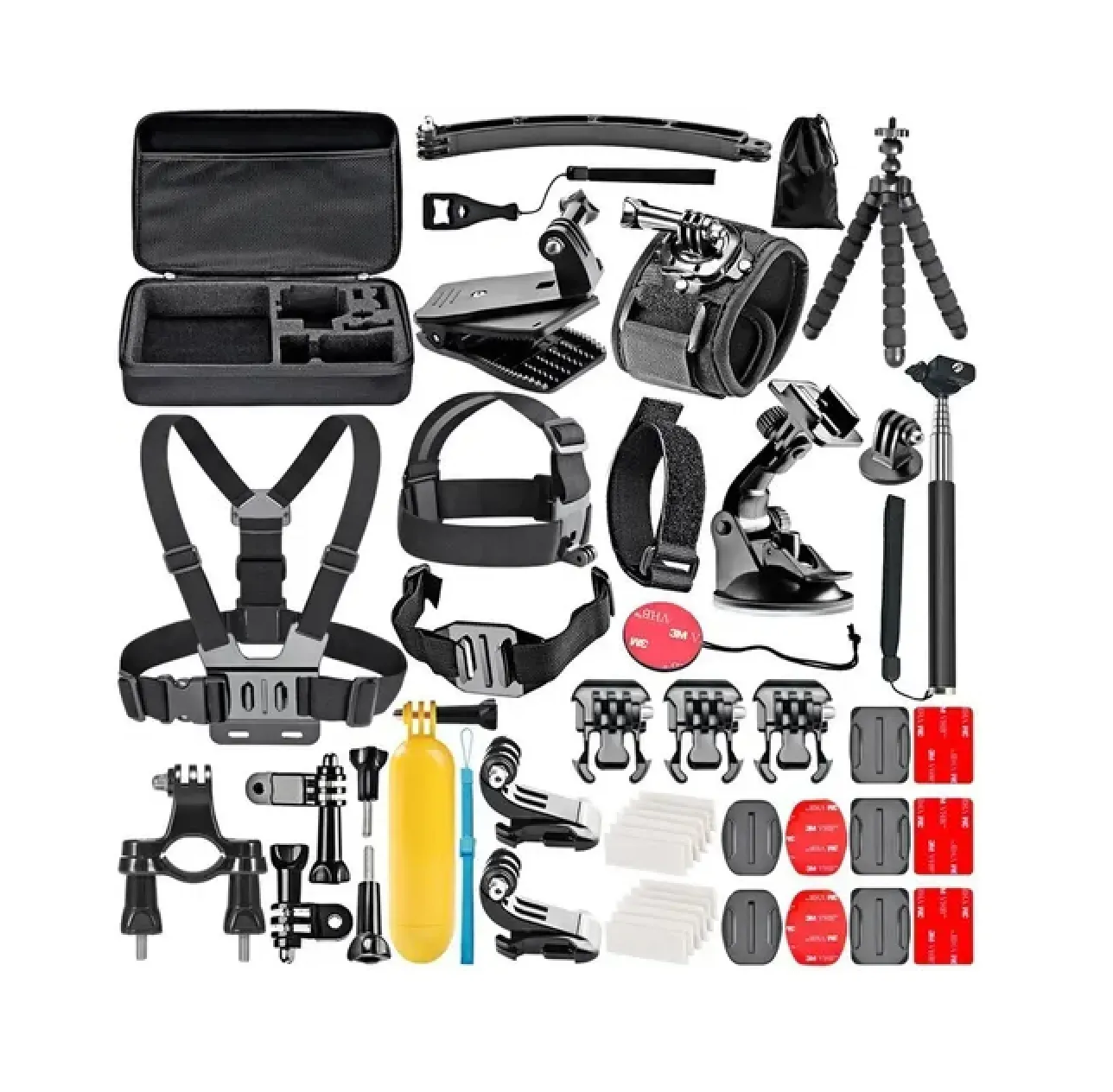 Kit 50 Accesorios Para Cámara Gopro Hero 7 6 5 4 3 O Session