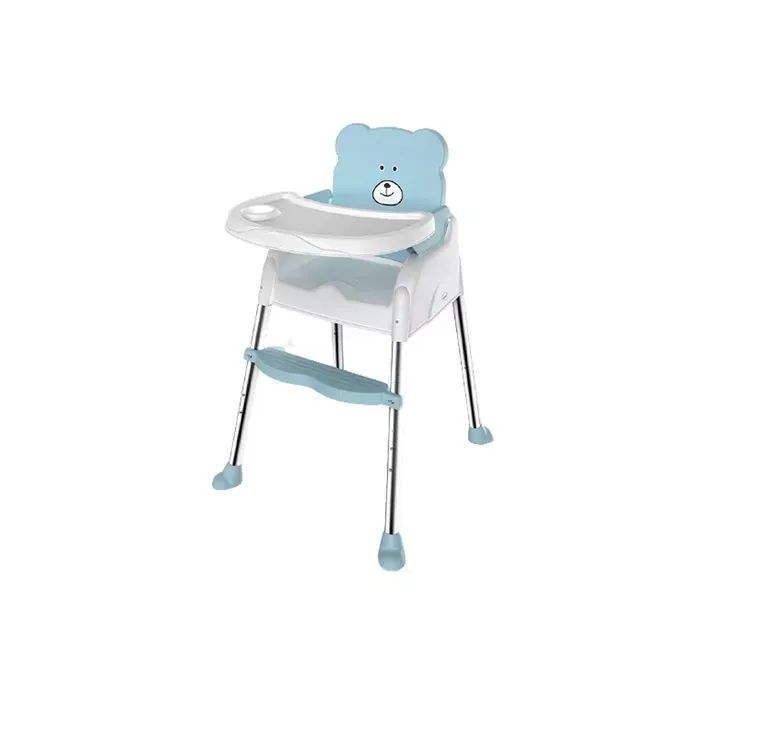 Silla Comedor Para Bebe Multifuncional 5 En 1 Bz-506 azul