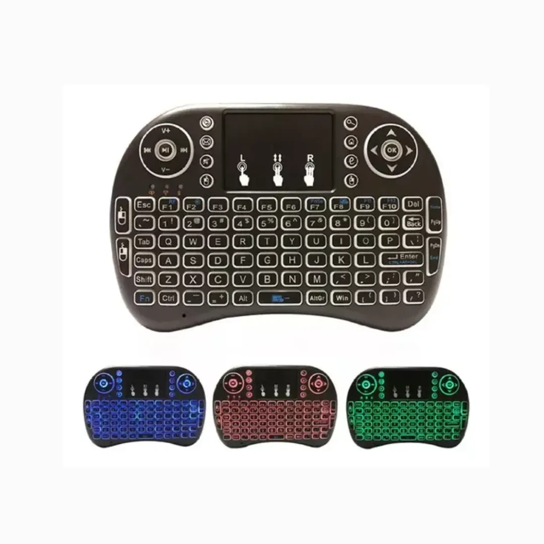 Mini Teclado Gamer Inalambrico Touchpad Android, Tv