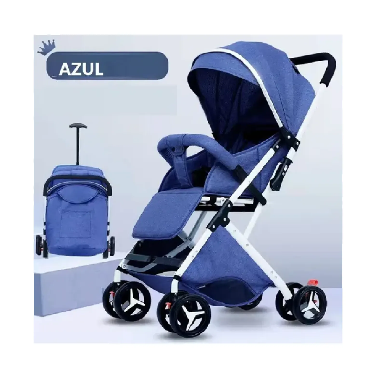 Coche Paseador Para Bebe Tipo Maleta Toldillo 609-2