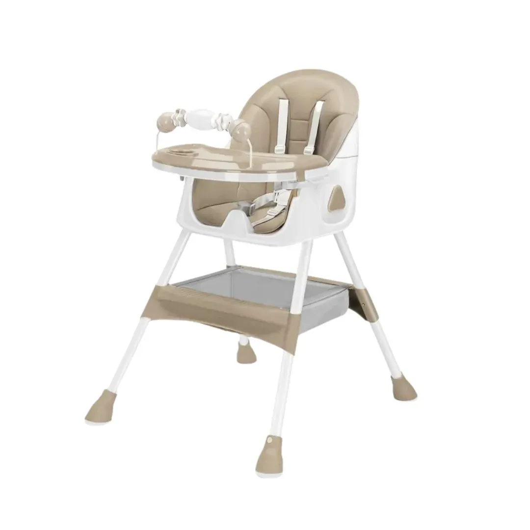 Silla De Comer 3 En 1 Mesa Con Ruedas E-560 BEIGE