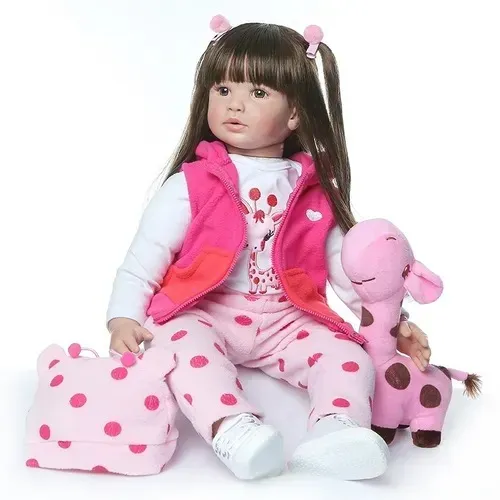 Bebe Aspecto Realista Silicona  Accesorios Jirafa Ggg-22