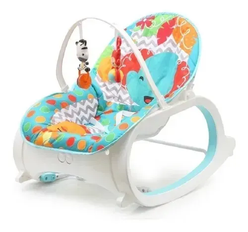 Silla Mecedora Sin Bandeja Vibradora Musical Antireflujo Para Bebe 