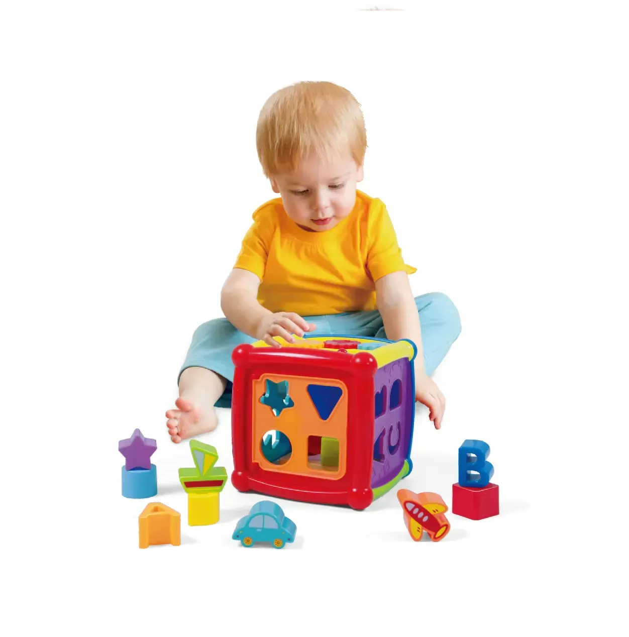 Cubo Didáctico Estimulación Temprana Bebes Niño Niña Juguete