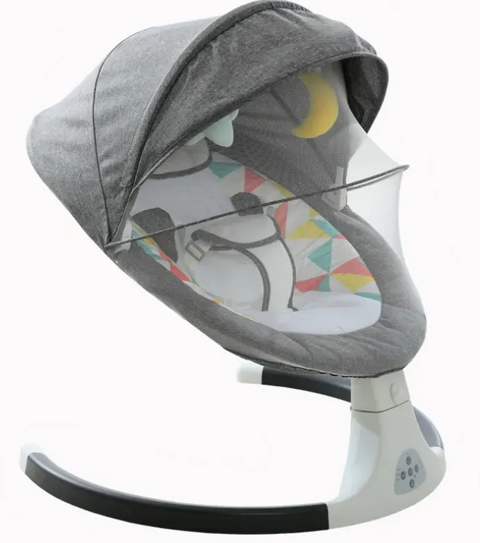 Silla Mecedora Electrica Para Bebe Con Movimiento Lateral F45141