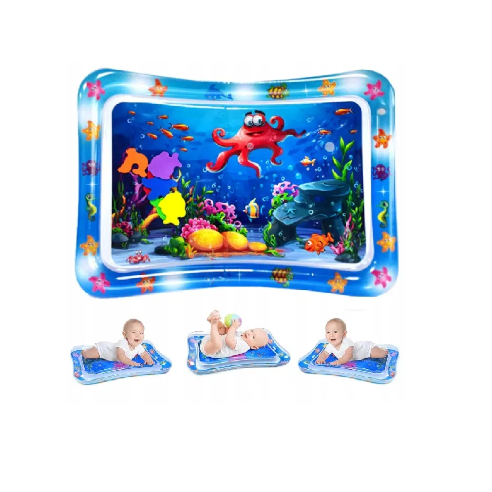 Colchoneta Tapete Bebe Agua Inflable 69x50x8