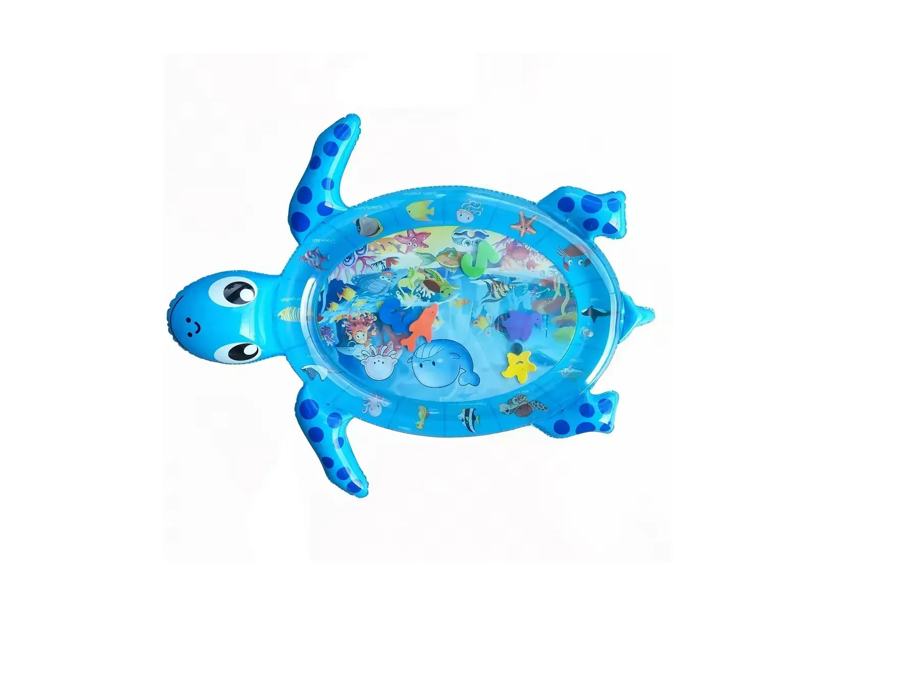 Colchoneta Tapete Inflable Agua Bebé Estimulación Grande Tortuga