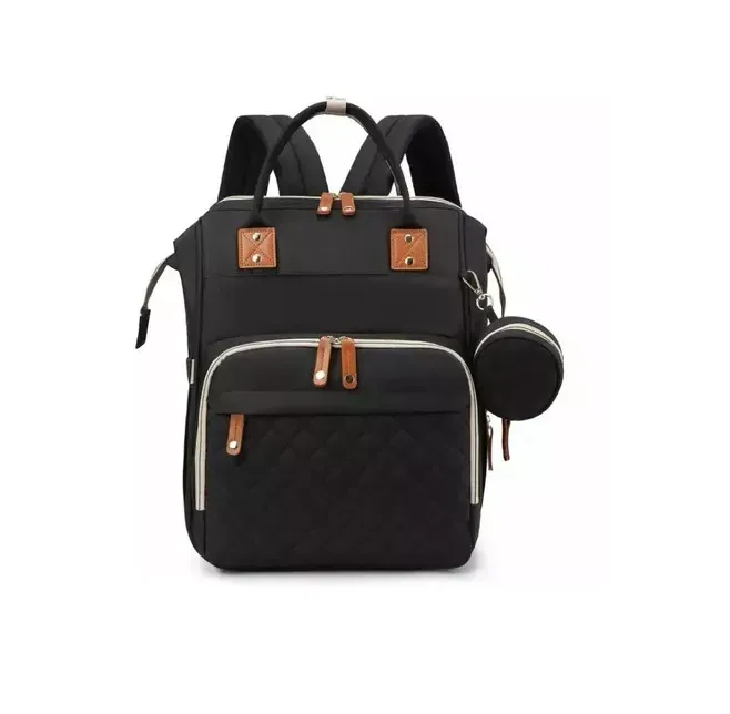 Pañalera Tipo Morral Mochila Con Bolsillos Sin Cambiador Termicos Usb 9010