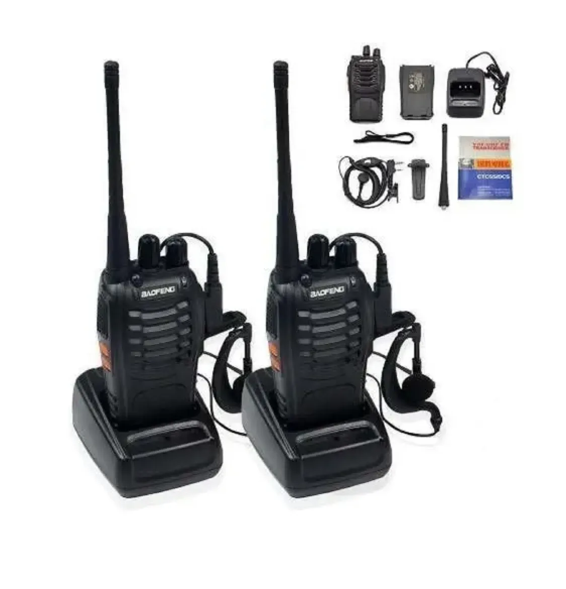 Pack 2 Radiotelefono Baofeng Pack Bf-888s 2 Vias W01