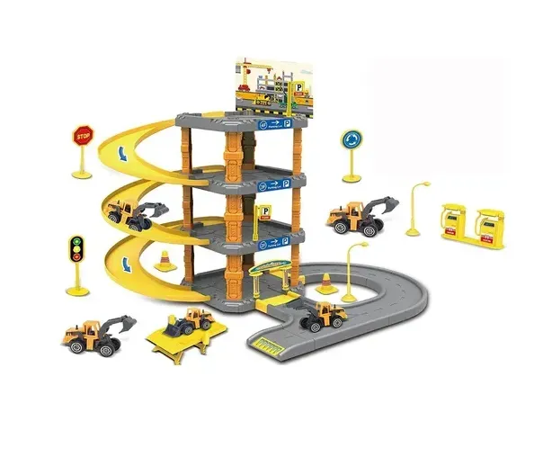 Pista De Carro De Construccion 51 Pcs P3082