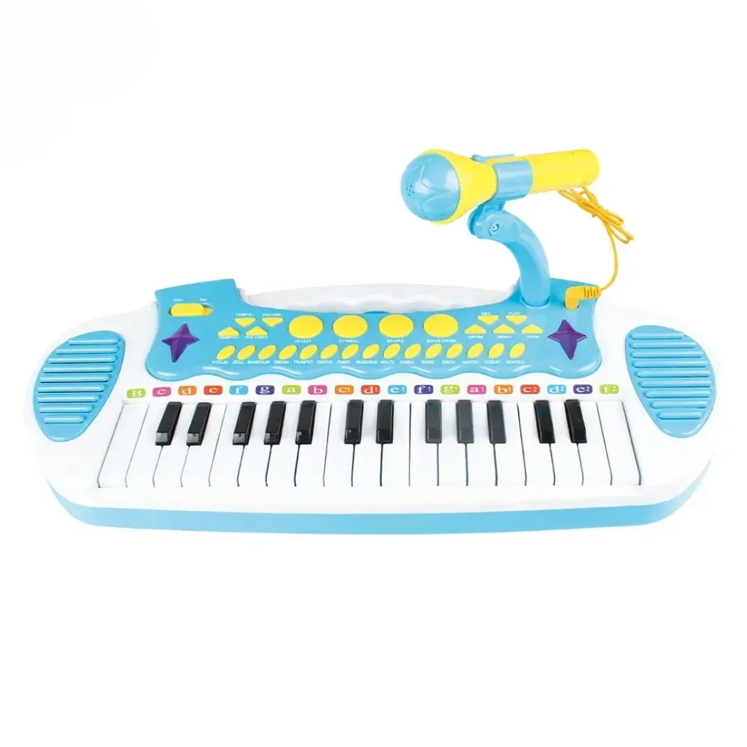 Karaoke Piano Organeta Teclado Luces Microfono Niños