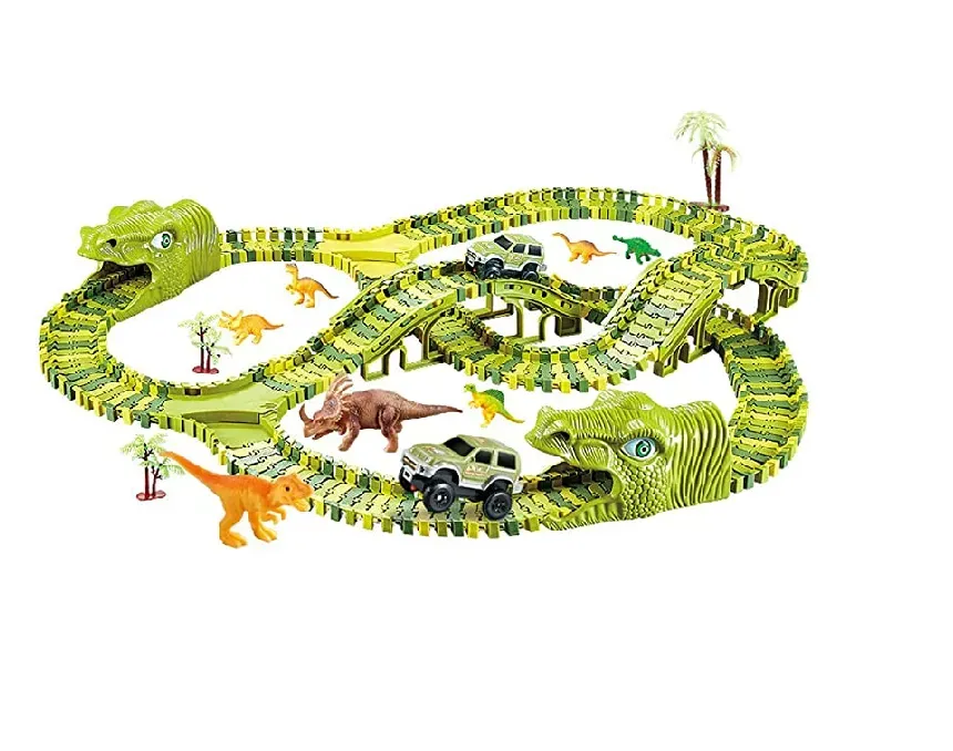 Pista Flexible De Dinosaurios Para Niños 240 Piezas Ref 256a