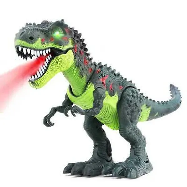 Dinosaurio Pone Huevos Vapor Luz Sonido Y Movimiento 28 Cm