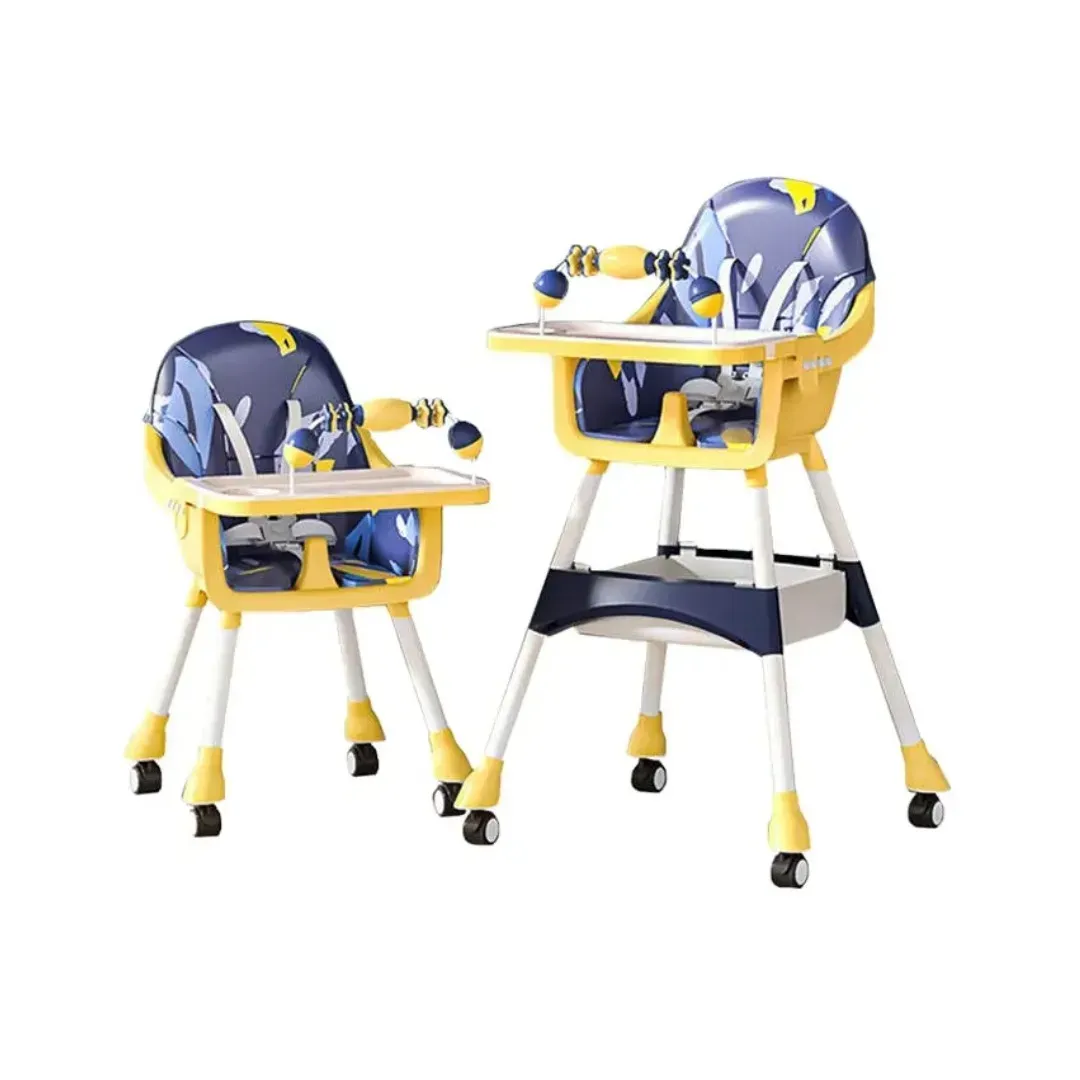 Silla Para Bebé Con Llantas 2 En 1 S-360 AMARILLO