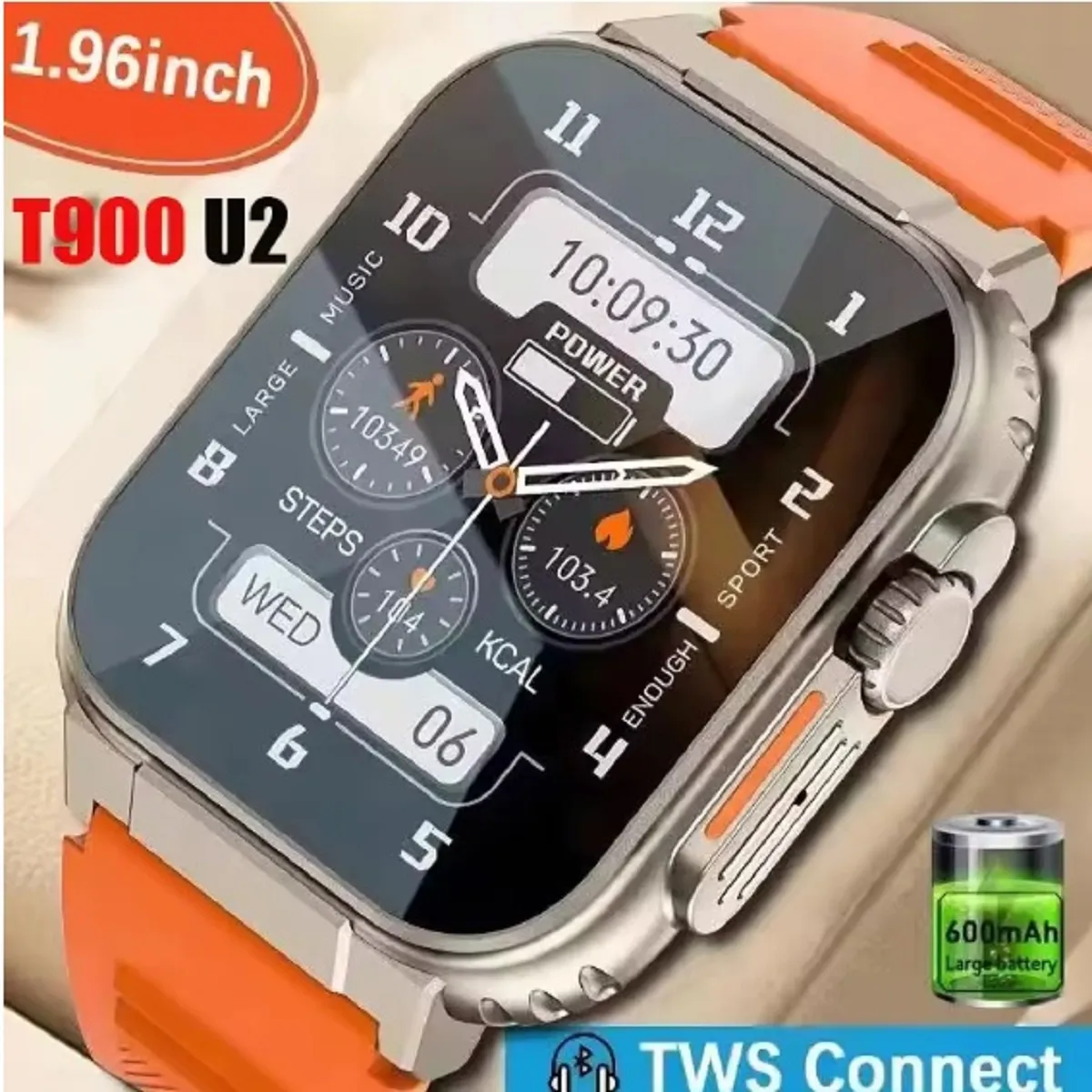 Reloj inteligente T900 U2 Unisex