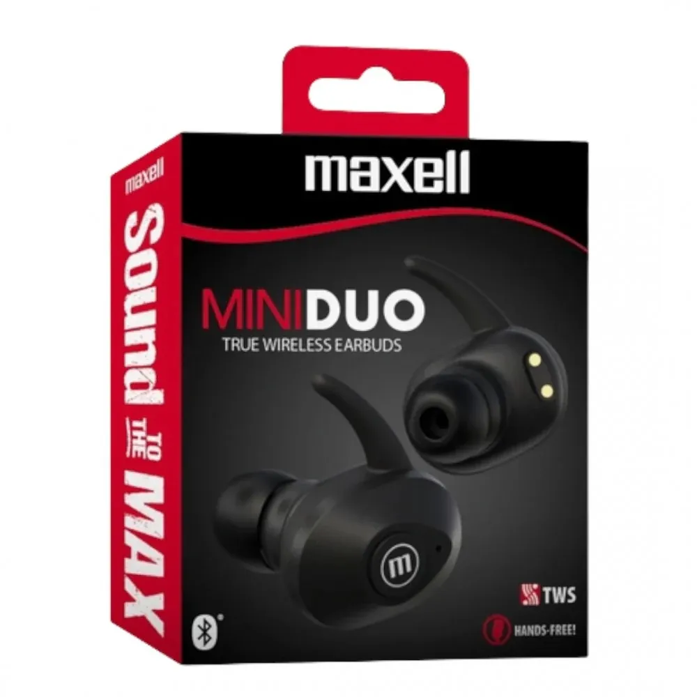 Audífonos Bluetooth TWS Maxell EB-BTMINI