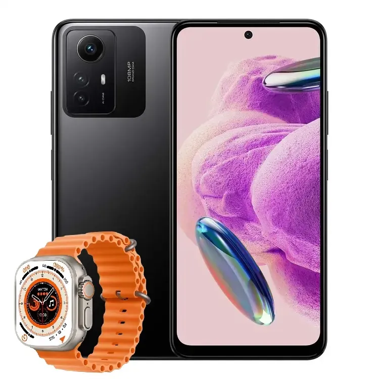 Celular Xiaomi Note 12s 256Gb 8Ram Negro +Reloj Smartwach Obsequio