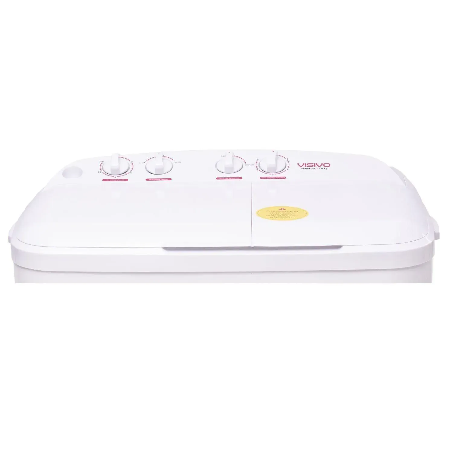 Lavadora Semi-Automática Visivo 7 Kg Blanco Ref. Vswm-70C