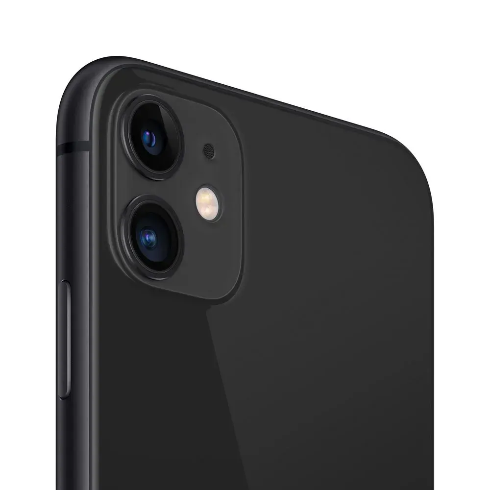 Celular iPhone 11 128GB Reacondicionado 12 meses de garantía Negro + Estuche + Vidrio + Cargador 