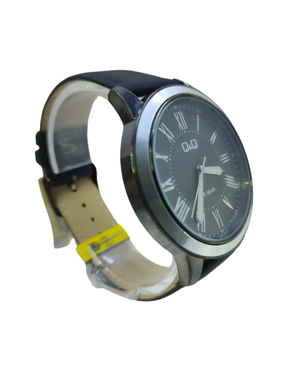 Reloj QyQ Q&Q  Pulso Cuero Negro QB22J508Y Hombre