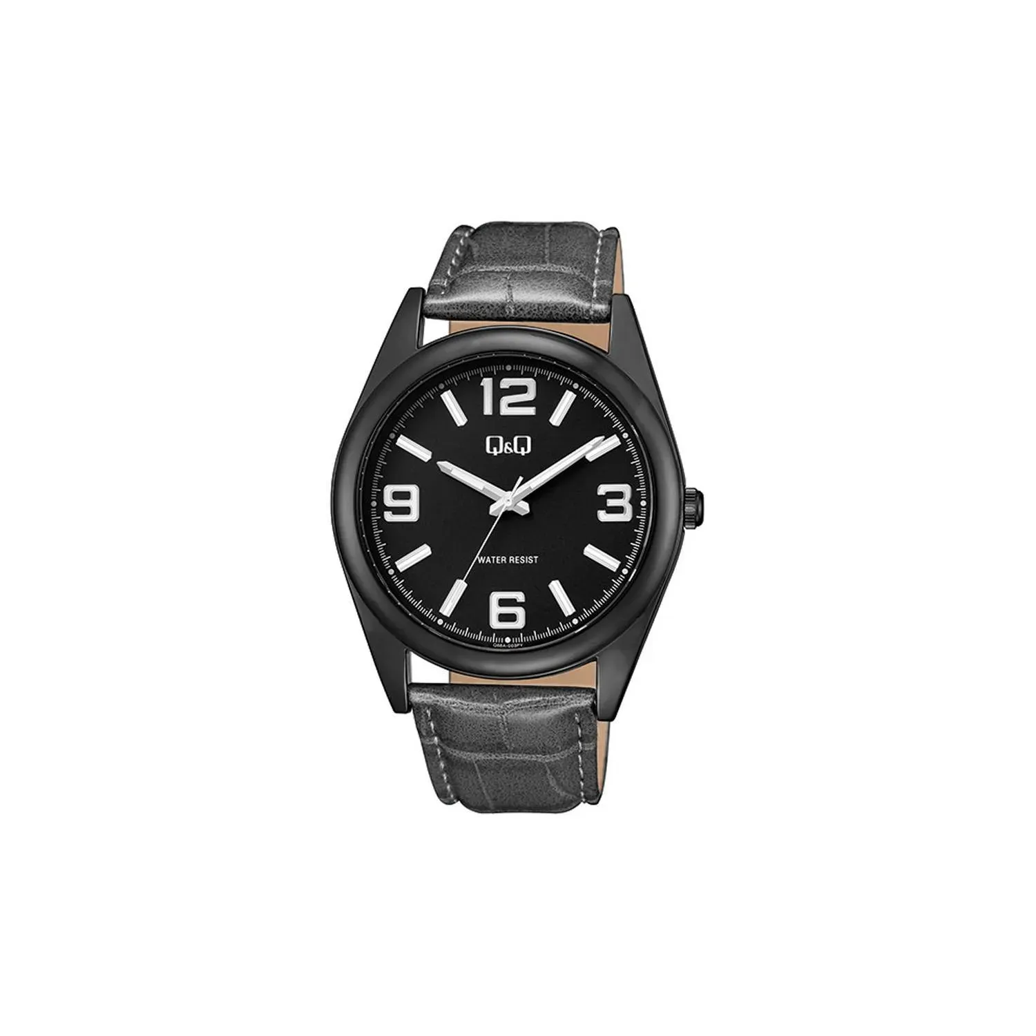 Reloj QyQ Q&Q Pulso Cuero Gris Q68A-003PY Hombre