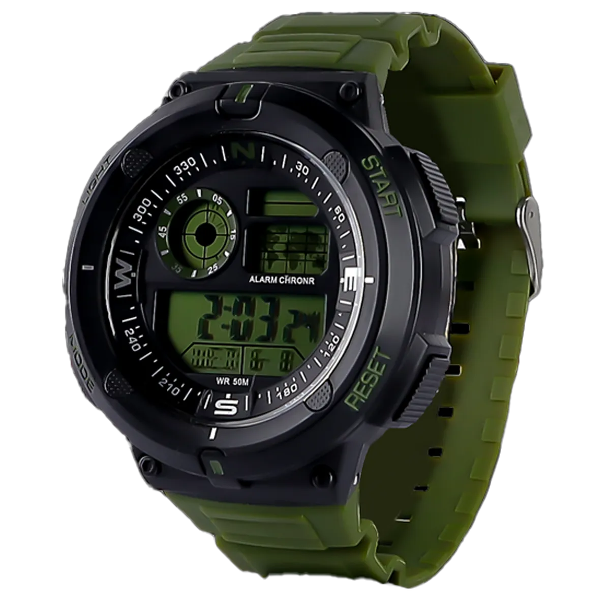 Reloj Pegaso 1828-110111   Digital Deportivo Hombre Verde Militar Masculino