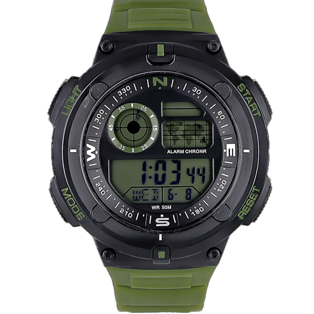 Reloj Pegaso 1828-110111   Digital Deportivo Hombre Verde Militar Masculino