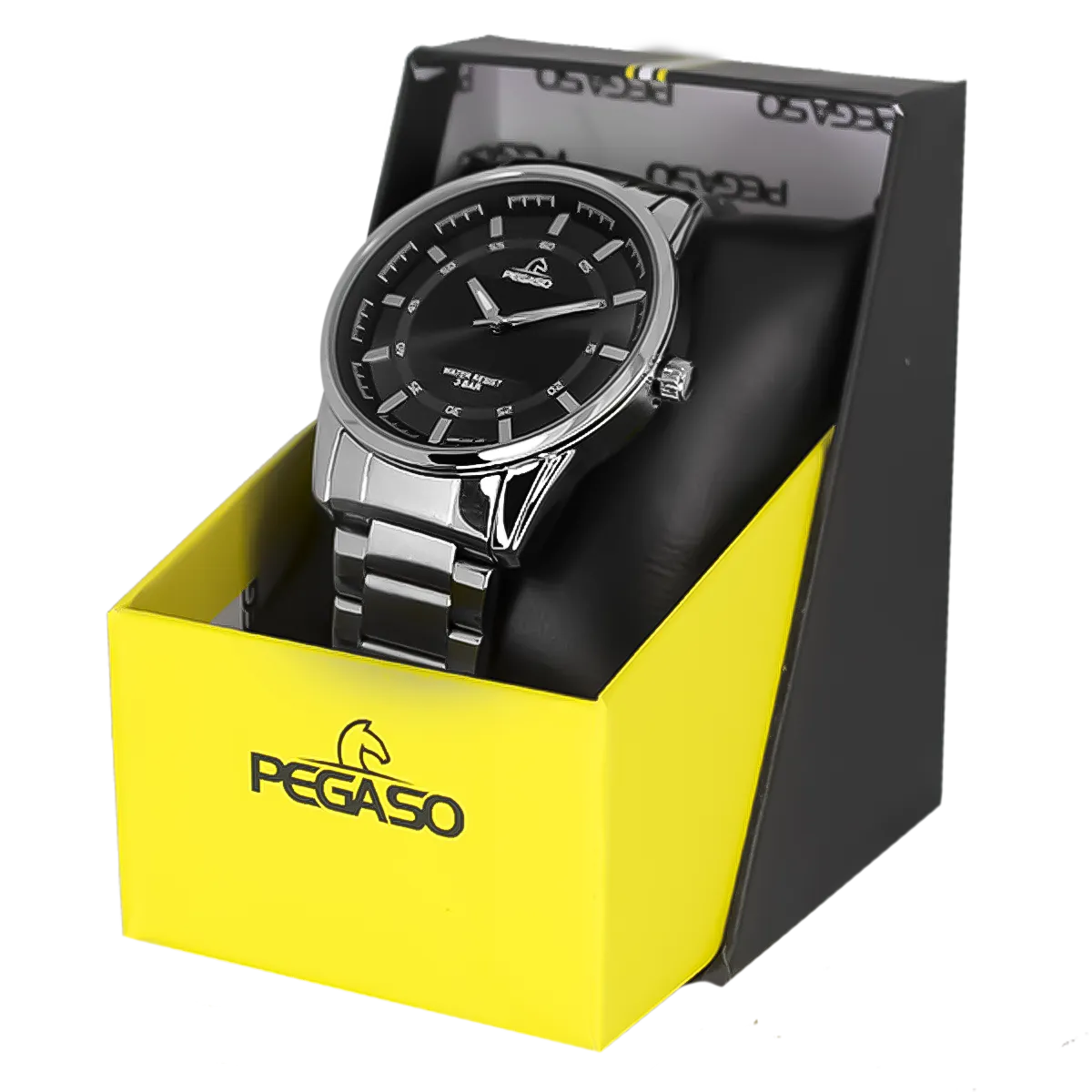 Reloj Pegaso Acero P6517S-070101A Plateado Caballero Hombre Masculino