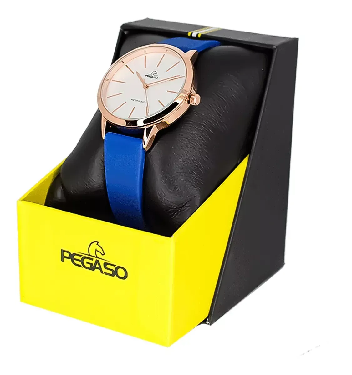 Reloj Pegaso P6567RGE-17224A Silicona Azul Dama Mujer Femenino