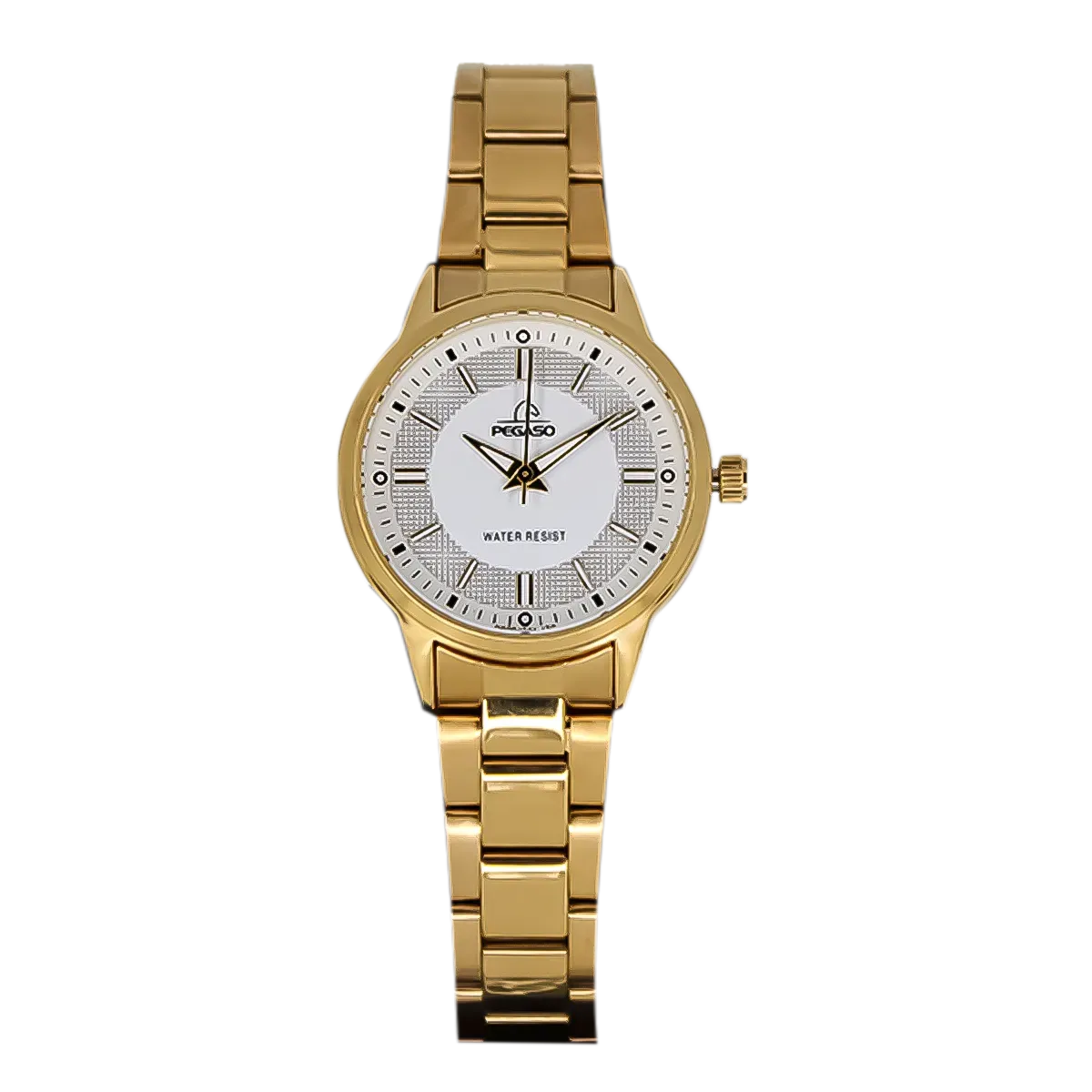 Reloj Pegaso P6582G-182201A Metalico Dorado Dama Femenino Mujer