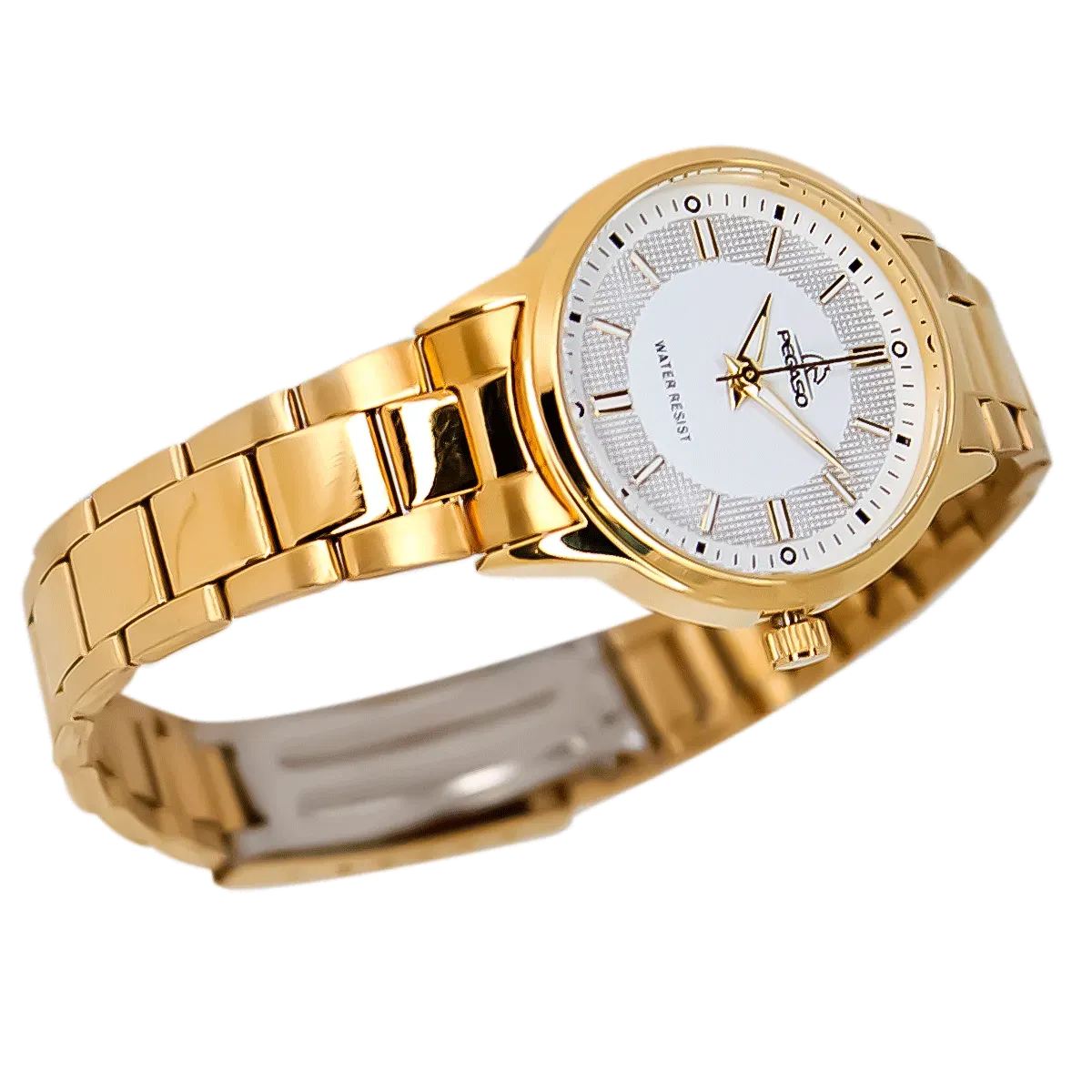 Reloj Pegaso P6582G-182201A Metalico Dorado Dama Femenino Mujer